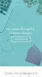 Mobile Screenshot of lonelyclouddesign.com